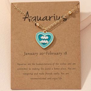 COPY - Aquarius Horoscope Necklace